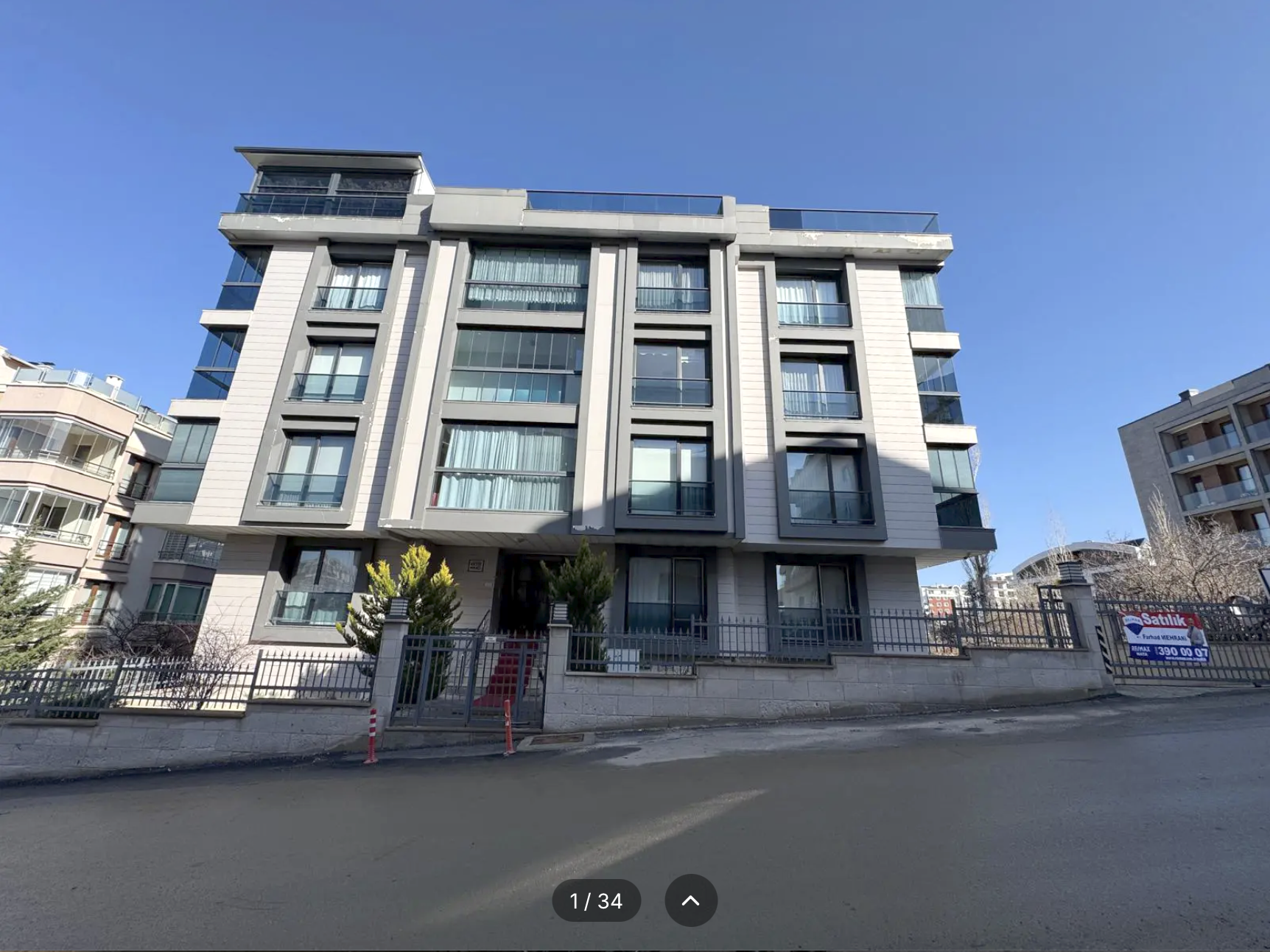 ÇANKAYA TURAN GÜNEŞ BUL YILLDIZKULE ARKAS LÜKS 1+1 SATILIK DAİRE